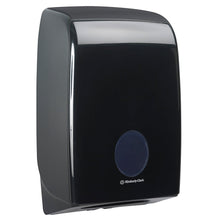 Lade das Bild in den Galerie-Viewer, Aquarius™ Spender für gefaltete Handtücher - Interfold / Schwarz - 1 Dispenser | Karton (1 Spender)