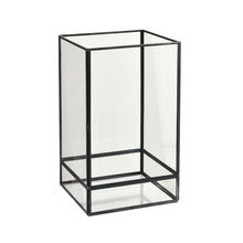 Lade das Bild in den Galerie-Viewer, Capella Laterne Glas, schwarz