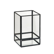 Lade das Bild in den Galerie-Viewer, Capella Laterne Glas, schwarz
