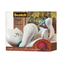 Lade das Bild in den Galerie-Viewer, Scotch™ Tischabroller im Katzen Design C39 + Scotch® Magic™ unsichtbares Klebeband, 19 mm x 8,89 m, 1 Rolle/Packung | Packung (1 Stück)