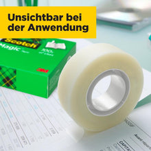 Lade das Bild in den Galerie-Viewer, Scotch® Magic™ Unsichtbares Klebeband, Vorteilspack 14 Rollen, 19 mm x 33 m | Packung (1 Stück)