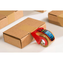 Lade das Bild in den Galerie-Viewer, Scotch® Extra starkes Verpackungsklebeband, Braun, 48 mm x 20,3 m, 1 Rolle auf Handabroller/Packung