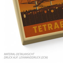 Lade das Bild in den Galerie-Viewer, Tetraeder Bottrop – Retro Poster im 70er-Stil