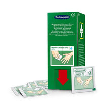 Lade das Bild in den Galerie-Viewer, Salvequick savett wundreiniger (0,9% naci, steril) 40 stück | Packung (40 Stück)