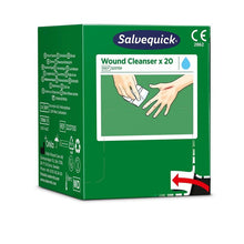 Lade das Bild in den Galerie-Viewer, Salvequick savett wundreiniger (0,9% naci, steril) 20 stück | Packung (20 Stück)