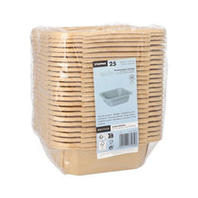 Lade das Bild in den Galerie-Viewer, Starpak 25 Lunchboxen, Pappe eckig