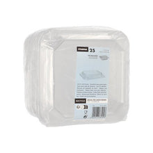 Lade das Bild in den Galerie-Viewer, Starpak 25 Deckel für Lunchboxen PET eckig transparent