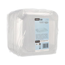 Lade das Bild in den Galerie-Viewer, Starpak 25 Deckel für Lunchboxen PET eckig transparent