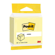 Lade das Bild in den Galerie-Viewer, Post-it® Notes Würfel, Gelb, 76 mm x 76 mm, 450 Blatt/Block, 1 Block/Packung, 100% PEFC, SGSCH-PEFC-COC-110078 | Packung (1 Set)