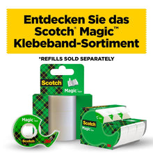 Lade das Bild in den Galerie-Viewer, Scotch® Magic™ Unsichtbares Klebeband 8-1925R3, Nachfüllpackung, 19 mm x 25 m, 3 Rollen/Packung | Packung (1 Stück)