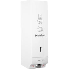 Lade das Bild in den Galerie-Viewer, CWS ParadiseLine Desinfektionsmittelspender Disinfect Non touch, mit Panel weiß | 1 Stück
