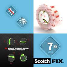 Lade das Bild in den Galerie-Viewer, Scotch-FIX™ Transparentes doppelseitiges Montageband 4910C