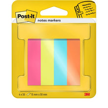 Lade das Bild in den Galerie-Viewer, Post-it® Page Marker, Poptimistic Collection, 15 mm x 50 mm, 50 Blatt/Block, 4 Blöcke/Packung, 100% PEFC, SGSCH-PEFC-COC-110078 | Packung (1 Stück)