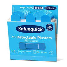 Lade das Bild in den Galerie-Viewer, Blauer detektierbare Pflaster, 35 stück/mine | Packung (6 Stück)