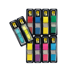 Lade das Bild in den Galerie-Viewer, Post-it® Index Haftstreifen, Mini, Verschiedene Farben, 11.9 mm x 43.2 mm, Promotion + Post-it® Index Pfeile, Blau und Gelb, 11.9 mm x 43.2 mm, 8 Spender + 4 Gratis/Packung | Packung (1 Stück)