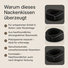Lade das Bild in den Galerie-Viewer, Nackenkissen für erholsamen Schlaf nach der Haartransplantation – kompakt, komfortabel & ideal für Reisen