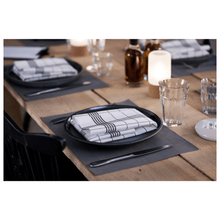Lade das Bild in den Galerie-Viewer, Auslaufartikel: Duni Dunicel®-Tischset 30 x 40 cm Linnea Black | Packung (100 Stück)
