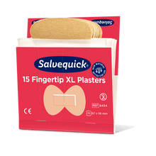 Lade das Bild in den Galerie-Viewer, Xl fingertip textilpflaster, 15 stück/mine | Packung (6 Stück)