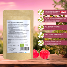 Lade das Bild in den Galerie-Viewer, Bio Vitamin C Kapseln aus Acerola