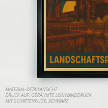 Lade das Bild in den Galerie-Viewer, Landschaftspark Duisburg-Nord – Retro Poster im 70er-Look
