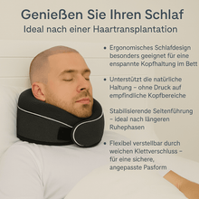 Lade das Bild in den Galerie-Viewer, Nackenkissen für erholsamen Schlaf nach der Haartransplantation – kompakt, komfortabel & ideal für Reisen