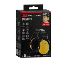 Lade das Bild in den Galerie-Viewer, 3M™ PELTOR™ Optime™ I Kapselgehörschutz H510A, SNR-Wert 27 dB, Gelb | Packung (1 Stück)