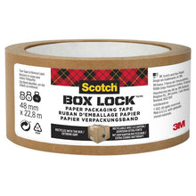 Lade das Bild in den Galerie-Viewer, Scotch® Box Lock™ Papier-Verpackungsband, 48 mm x 22,8 m, 1 Rolle/Packung | Packung (1 Rolle)