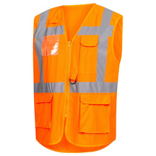 Lade das Bild in den Galerie-Viewer, NITRAS Warnweste, EN ISO 1368, 100% Polyester