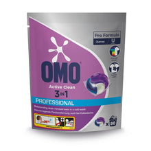 Lade das Bild in den Galerie-Viewer, Omo Professional Active Clean 3in1 Kapseln | Packung (80 Tabs)