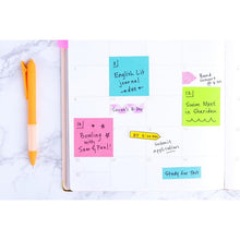 Lade das Bild in den Galerie-Viewer, Post-it® Notes, Poptimistic Collection, 38 mm x 51 mm, 100 Blatt/Block, 12 Blöcke/Packung, Kartonverpackung, 100% PEFC, SGSCH-PEFC-COC-110078 | Packung (1 Stück)