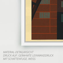 Lade das Bild in den Galerie-Viewer, Retro Poster Zeche Zollverein Essen – 70er Style