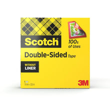 Lade das Bild in den Galerie-Viewer, Scotch® doppelseitiges Klebeband, 1 Rolle, 19 mm x 33 m