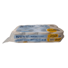 Lade das Bild in den Galerie-Viewer, Toilettenpapier, 3-lagig, 250 Blatt, 8 Rollen | Karton (8 Packungen)