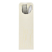 Lade das Bild in den Galerie-Viewer, PAPSTAR 100 Bestecktaschen 23,5 cm x 7,3 cm inklusive farbiger Bistro Serviette