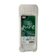 Lade das Bild in den Galerie-Viewer, PAPSTAR 25 Teller, Pappe "pure" rund weiss