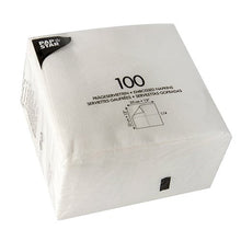 Lade das Bild in den Galerie-Viewer, PAPSTAR Servietten 1-lagig, 33x33 cm, weiß, ideal für Feste | Packung (1200 Stück)