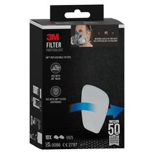 Lade das Bild in den Galerie-Viewer, 3M™ Partikelfilter 5925, P2, 10 Paar/Packung | Packung (1 Stück)