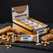 Lade das Bild in den Galerie-Viewer, #WEGAIN Caramel Nut Bar 40g - Tray a 12 Riegel