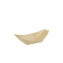 Lade das Bild in den Galerie-Viewer, PAPSTAR 50 Fingerfood - Schalen, Holz "pure" "Schiffchen"