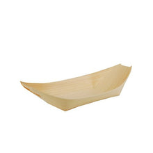 Lade das Bild in den Galerie-Viewer, PAPSTAR 50 Fingerfood - Schalen, Holz "pure" "Schiffchen"