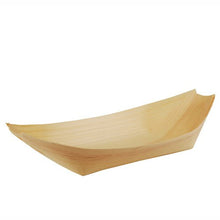 Lade das Bild in den Galerie-Viewer, PAPSTAR 50 Fingerfood - Schalen, Holz "pure" "Schiffchen"