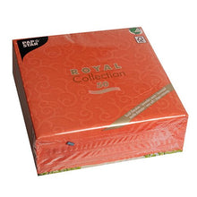 Lade das Bild in den Galerie-Viewer, PAPSTAR 50 Servietten "ROYAL Collection" 1/4-Falz 40 x 40 cm nektarine