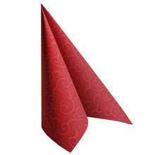 Lade das Bild in den Galerie-Viewer, PAPSTAR 50 Servietten "ROYAL Collection" 1/4-Falz 40 x 40 cm bordeaux