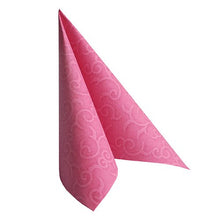 Lade das Bild in den Galerie-Viewer, PAPSTAR 50 Servietten "ROYAL Collection" 1/4-Falz 40 x 40 cm fuchsia