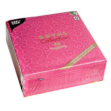 Lade das Bild in den Galerie-Viewer, PAPSTAR 50 Servietten "ROYAL Collection" 1/4-Falz 40 x 40 cm fuchsia