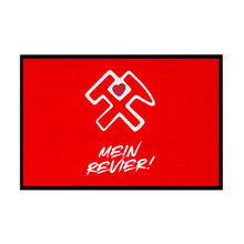 Lade das Bild in den Galerie-Viewer, Fußmatte mit Gummirand Mein Revier
