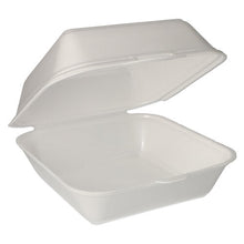 Lade das Bild in den Galerie-Viewer, Starpak 100 Hamburger-Boxen mit Klappdeckel, XPS 11 cm x 20 cm x 20 cm weiss laminiert XXL | Schrumpffolie (100 Stück)