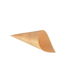 Lade das Bild in den Galerie-Viewer, PAPSTAR 50 Fingerfood - Spitztüten, Holz "pure"