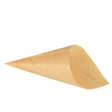 Lade das Bild in den Galerie-Viewer, PAPSTAR 50 Fingerfood - Spitztüten, Holz "pure"