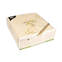 Lade das Bild in den Galerie-Viewer, PAPSTAR 50 Servietten "ROYAL Collection" 1/4-Falz 40 x 40 cm gold